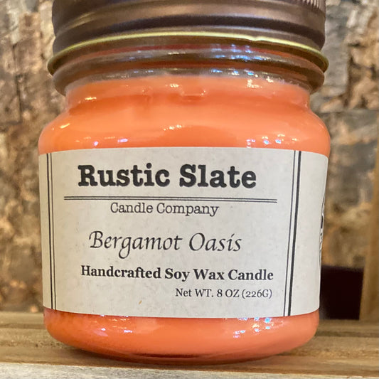 Bergamot Oasis Soy Candle
